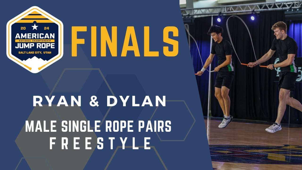 Chelsea Ryan Rope Dylan and Ryan - Single Rope Pairs Freestyle - AMJRNC 2024 - YouTube