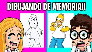 DIBUJANDO DE MEMORIA A DIBUJOS ANIMADOS 😂 PERSONAJES DE DISNEY Y MÁS!! ✏️ screenshot 3