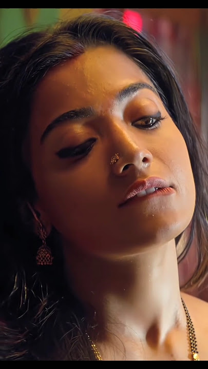rashmika mandana in pushpa 2 vertical edit in face expression #face #shorts #trending