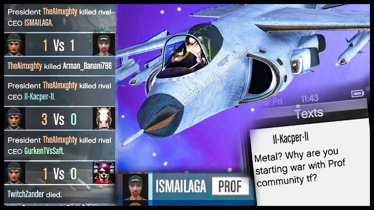 Huge Freemode War on PS4 [Part 1/2]