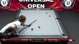AJ Manas 🇵🇭 🆚 🇮🇩 Darren Young ❗ 2026 Universal Open Pool Championship Jakarta Indonesia  screenshot 3