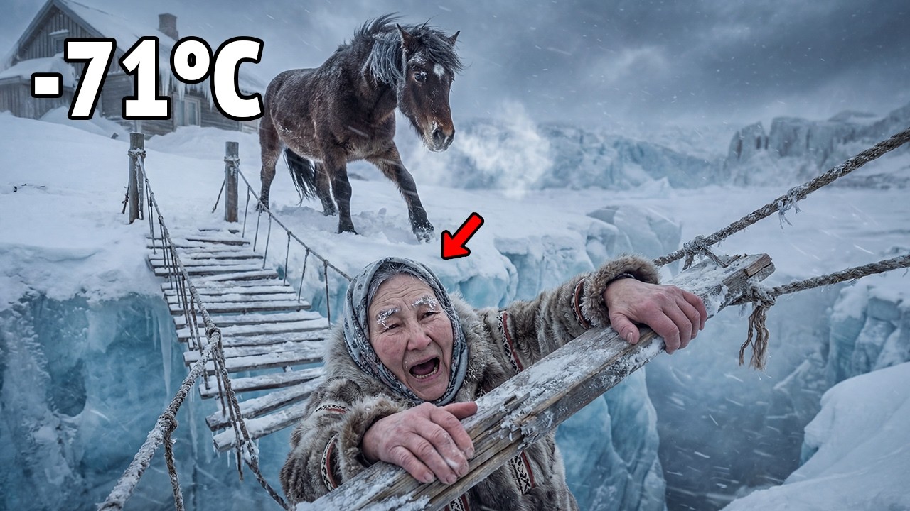 Trapped on a D*adly Cliff at −71°C… Then a Clever Horse Did Something Unbelievable