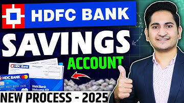 HDFC Bank Account Opening Online, How to open HDFC bank account online, hdfc online account opening