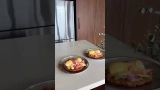 Potato rösti smoked salmon egg Benedict