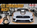 BOOSTED MY 2021 MACH 1 MUSTANG! WORLD 1st ESS Supercharger INSTALL &amp; FIRST START