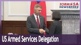 Tsai receives delegation led by US House Armed Services Committee Vice Chair Rob Wittman