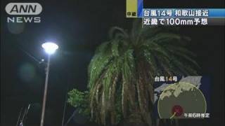 「体が飛ばされそうな強風」和歌山・串本町（10/10/30）