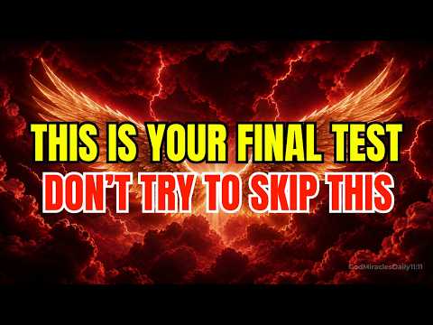 🔴God says, this is your last test. I have sent a fortune check with your name on it. Don’t skip this
