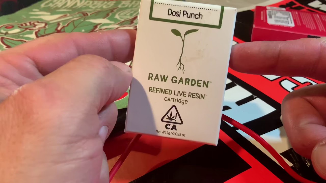 Raw garden cartridge Dosi punch 🥊 what I think about it