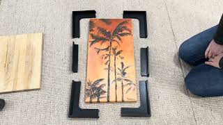 3D Printed 12 x 24 Floater Picture Frame