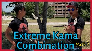 Double Kama Combination (3of4) | Martial Arts Tutorial