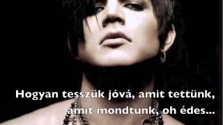 Adam Lambert - Take Back magyar (magyar felirat/hungarian subtitle)