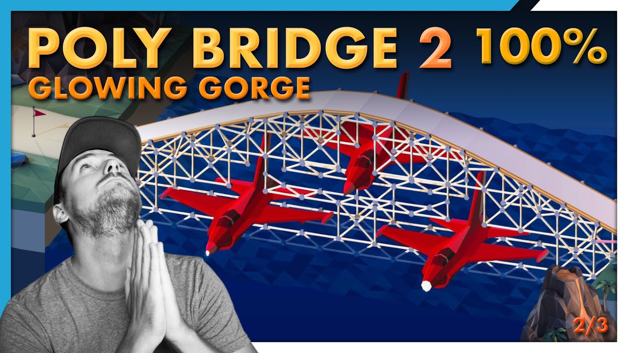No need for hydraulics! (Poly Bridge 2 100 mission) YouTube