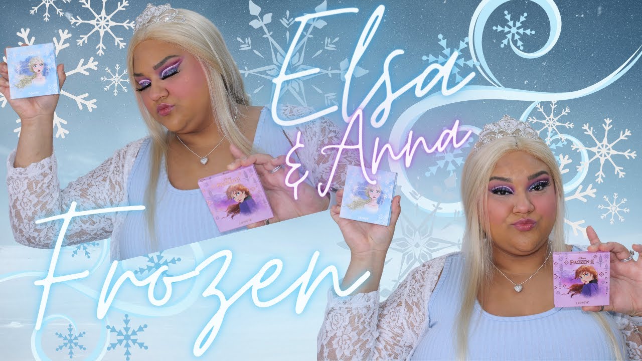 Elsa and Anna Makeup Tutorial Frozen Colourpop YouTube