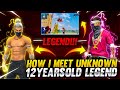 How I Meet 12 Years Old unknown Legend Sad Story-Garena free fire