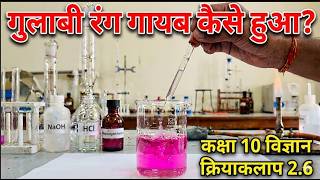 NCERT Class 10 Science Activity 2.6 || Acid Base Neutralization Reaction || कक्षा 10 विज्ञान ||