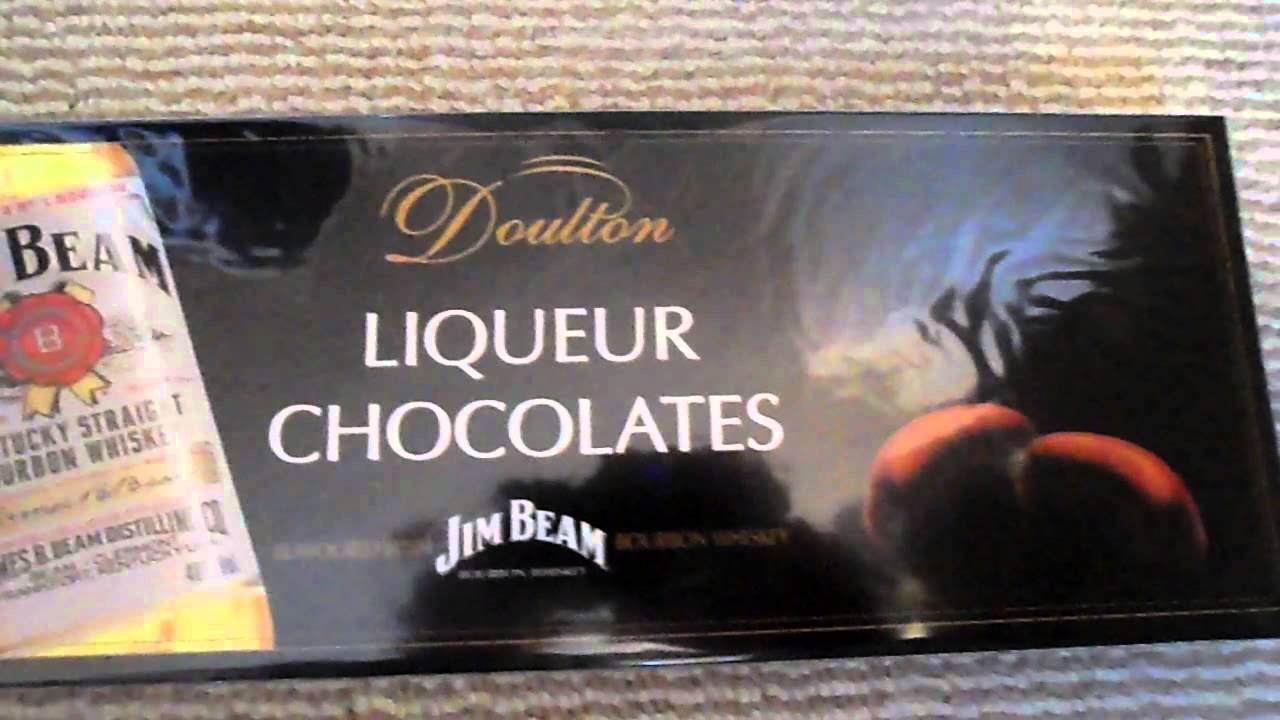 BEST LIQUEUR ALCOHOLIC CHOCOLATES DOULTON TEACHER'S SCOTCH WHISKY & JIM