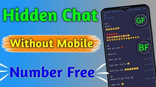 Hidden Chatting without Phone Number | how to chat without any app | hiden chat app for android 2024 screenshot 3