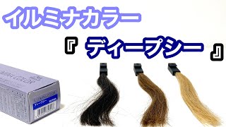 【これだけでブルーブラックに？！】イルミナカラー『ディープシー』を実際に使用してみました！