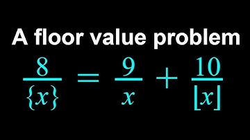 A Floor Value Equation