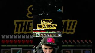 SOUND THE ALARM #minecraft #noob #fun #new #gaming #learning #funny #shorts #survival #subscribe #fy