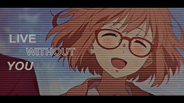 ༑ ࿐ྂྂ But 𝐲𝐨𝐮’𝐫𝐞 a part of 𝙢𝙚 💌 ┊ Beyound the boundary/kyoukai no katana┊ amv/edit