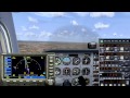 FSX: Autopilot + GPS + ILS. Automatic landing.