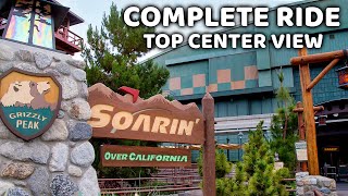 Soarin' Over California - Full Ride - Top Center View - in Disney California Adventure!