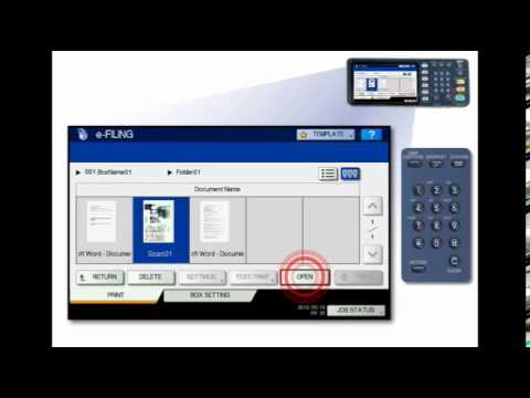 Print Stored e-File Documents - YouTube