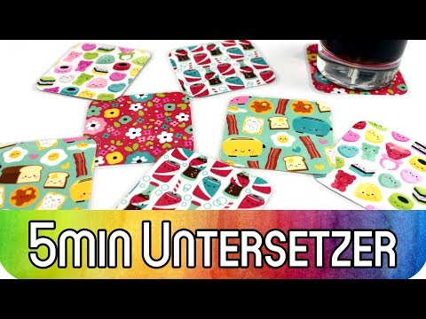 Video: DIY glänzende Party Untersetzer