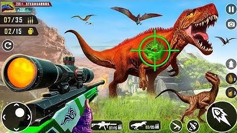 Jurassic Dinosaur Hunter Game - Best Dinosaur Game 2025 - Android Gameplay
