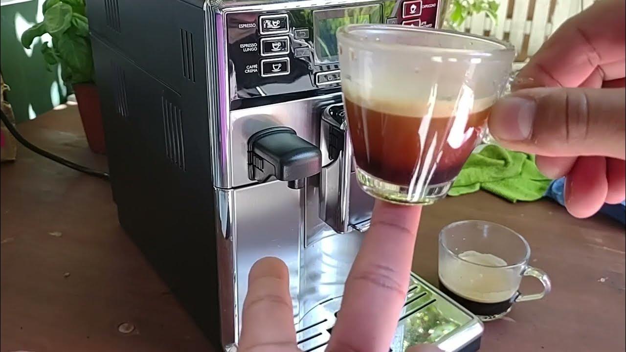 Saeco Pico Baristo Calibration and Espresso Test Espresso Machine