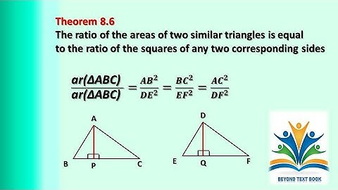 Similar Triangles, Theorem 8.6 ||Similar Triangles || GEOMETRY ||