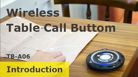 【Introduction】Wireless Table Call Buttom【TB-A06】【Gold Apollo 金阿波羅】