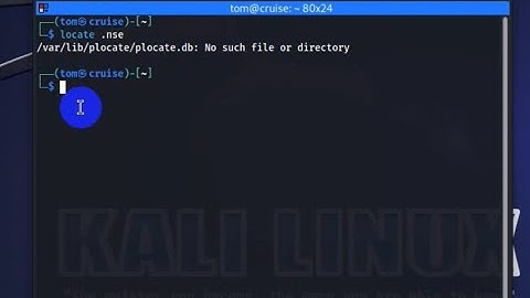 plocate.db: no such file or directory. | Kali Linux | resolved plocate.db: 2025