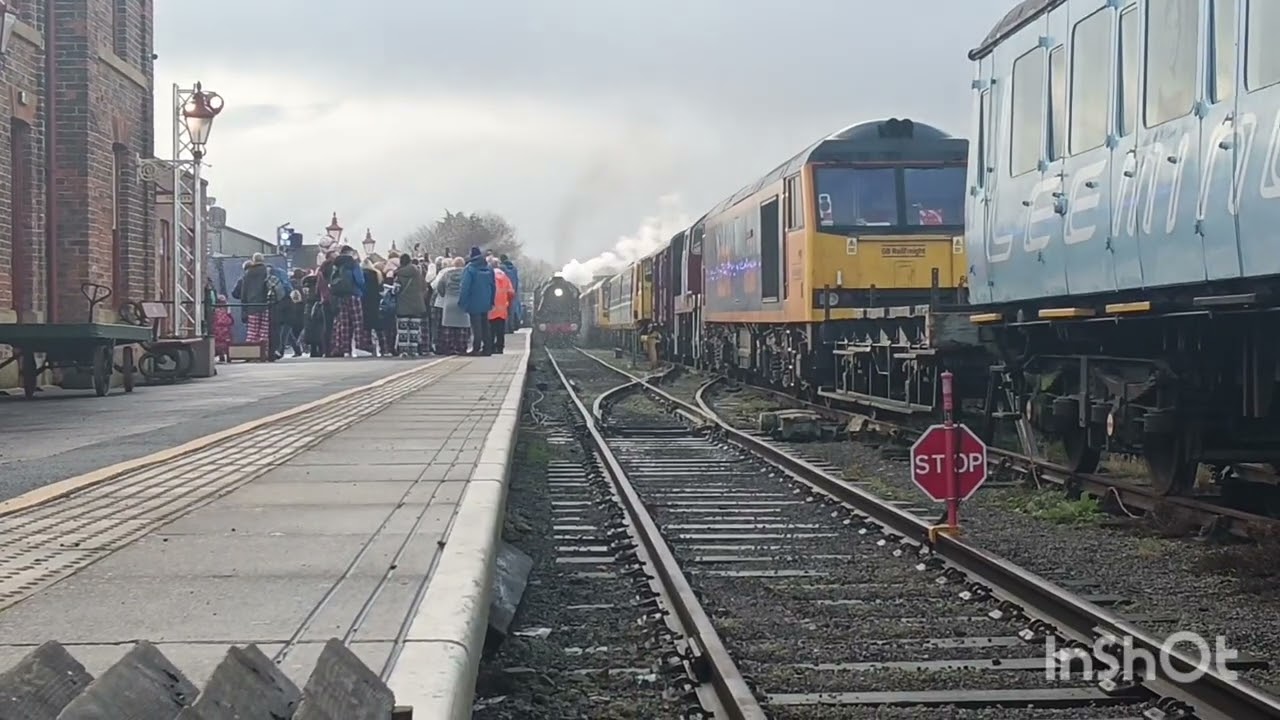 The Wensleydale Railway! Including The Polar Express! 1225 (45407 The Lancashire Fusilier) 06/12/25