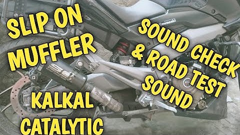 SC PROJECT| SLIP-ON MUFFLER| KALKAL CATALYTIC| SOUND CHECK| DOMINAR 400