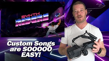 Oculus Quest Synth Riders custom songs - SO EASY!