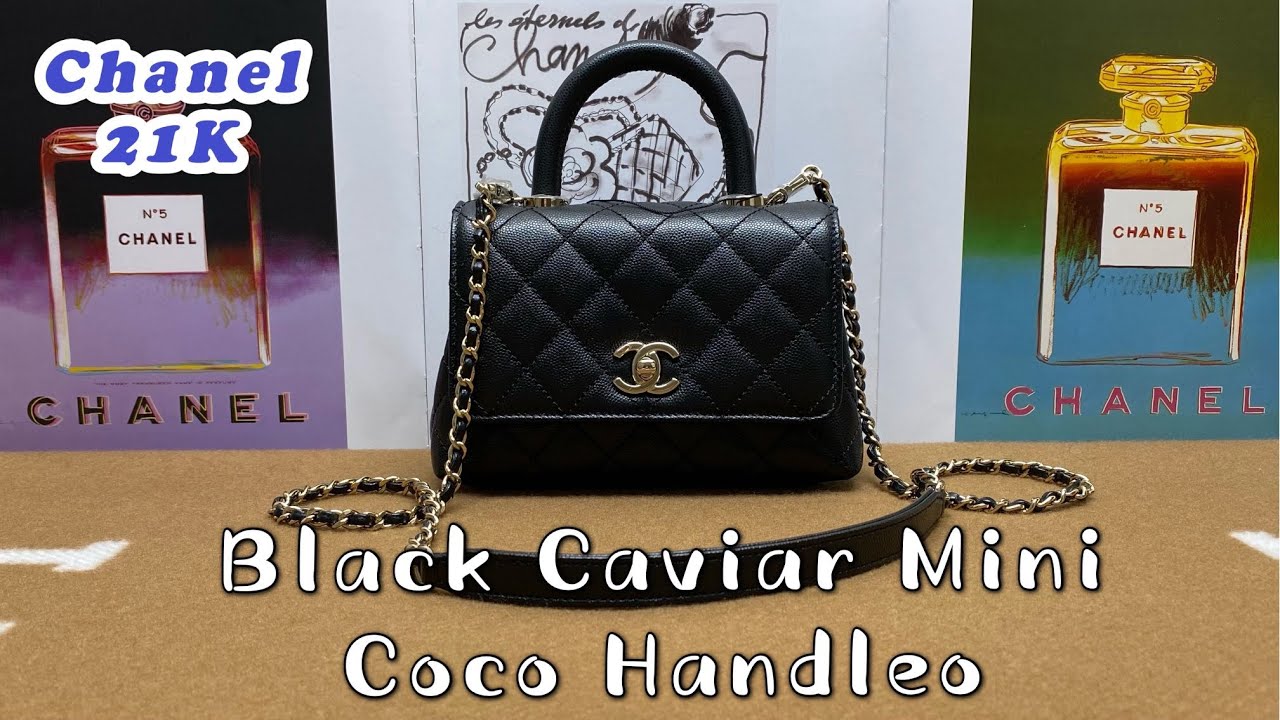 Chanel 21P Caramel Small Coco Lizard Handle Caviar & Light Gold Hardware  (Series 31), Luxury, Bags & Wallets on Carousell