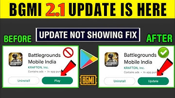 how to download bgmi 2.1 update | bgmi 2.1 update not showing play store | MRsmartYT