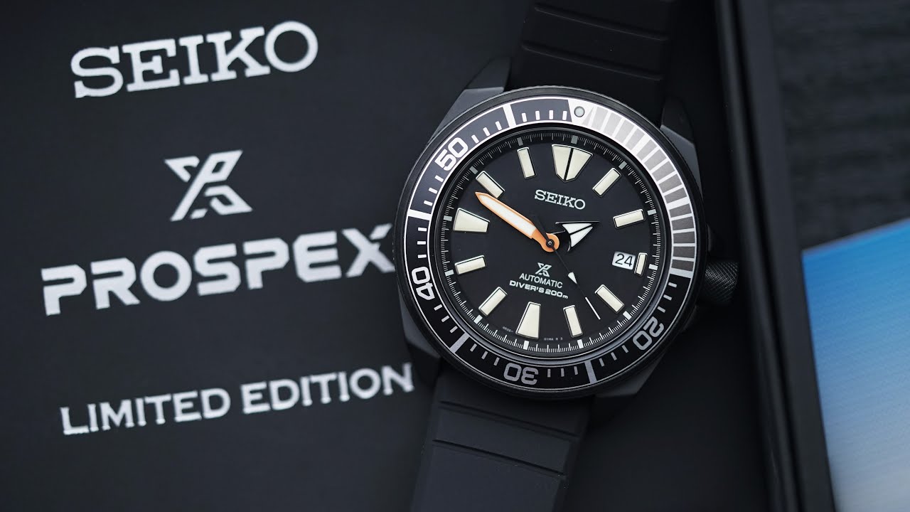 Seiko Prospex Black Series Samurai SRPH11K1 Watch Review - Chisholm Hunter  - YouTube