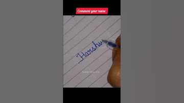 HARSHVEER name cursive writing #viral #trending #fyp #viralvideo @FukraInsaanlive ‎@triggeredinsaan