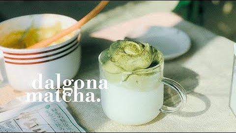 Dalgona Matcha | 400次抹茶 | 달고나 말차 | ダルゴナ抹茶 | the w sisters
