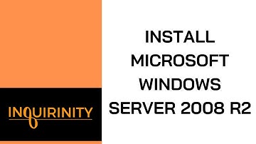 Install Microsoft Windows Server 2008 R2
