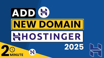 Hostinger Nieuwe Domeininstellingen 2025 | Een Nieuw Domein Toevoegen in Hostinger