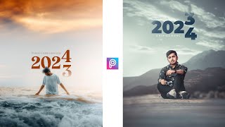 Latest Instagram Viral Photo Editing - Happy New Year 2024 Photo Editing - Picsart Editing Tutorial screenshot 4