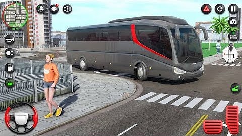 American Bus Simulator Gameplay Part 9 - Harini game Android Game