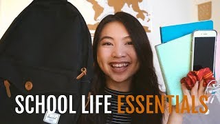 BACK TO SCHOOL LIFE ESSENTIALS | 2017