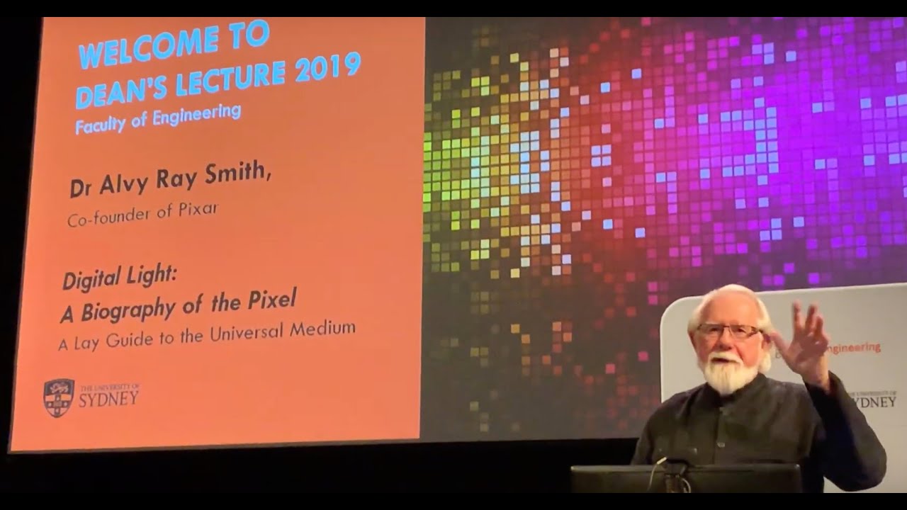 FULL VIDEO: Pixar co-founder Dr. Alvy Ray Smith explains the pixel, and much more!