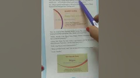 Std 7 English unit 3 activity 3 first semester J k Patel School